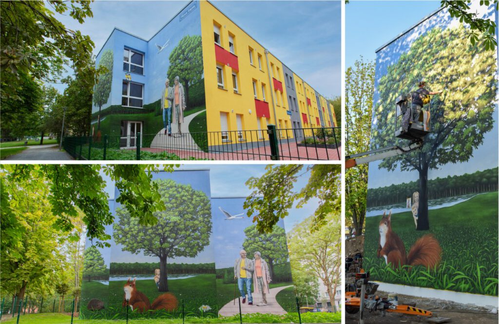 Gestaltung Fassade Altersheim